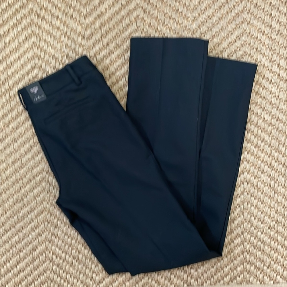 Aritzia Babaton Elegant Low Rise Trousers Black Dress Pants Black 2